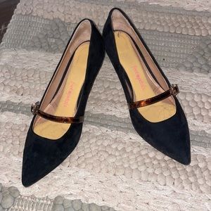 Vionic Suede or Leather Mary Jane Pumps - Minnie